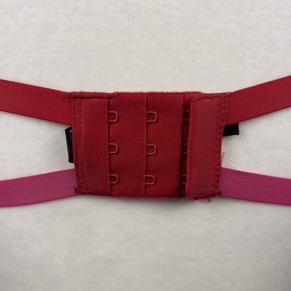 NWT Victoria’s Secret Very Sexy Heartware Red Strappy Cutout Demi Bra Size M-DD - Picture 8 of 8